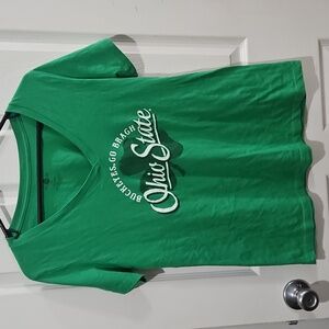 Ohio State Women's Green Short Sleeve Tee Size Xlarge St Patty's Day Wear‎